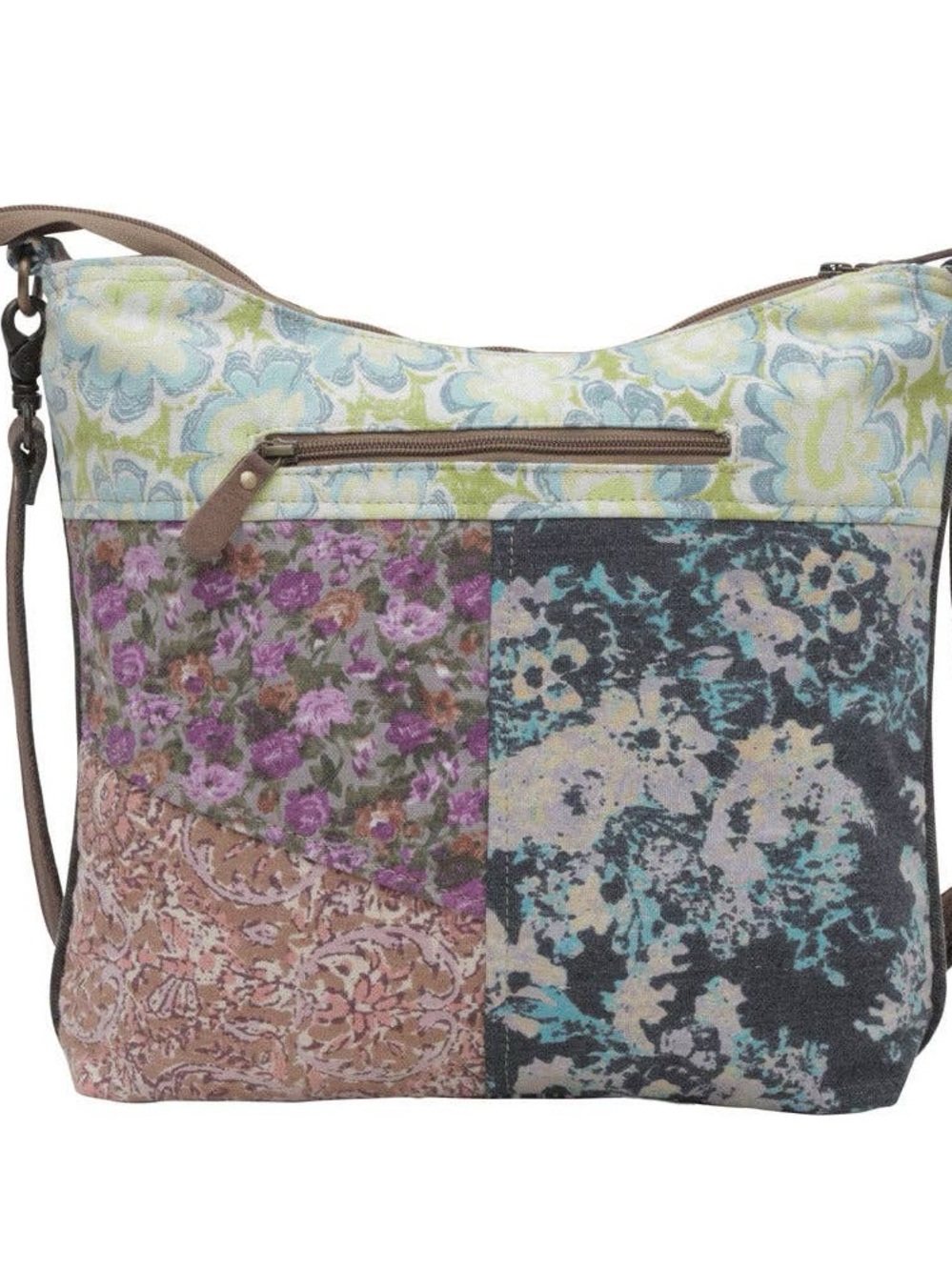 Myra Bag LE FLEUR ESSI SHOULDER BAG Floral Patchwork Crossbody Bag in Multicolor - Picture 3 of 6